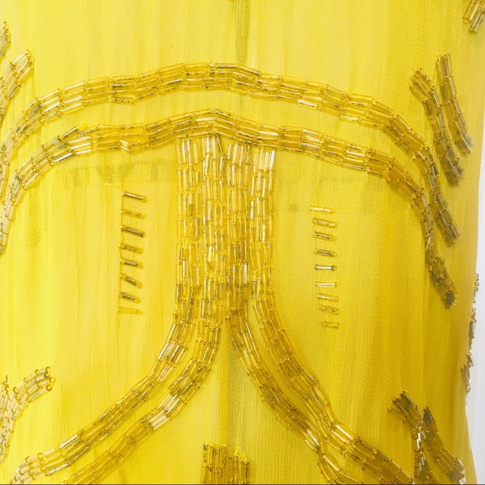 FREE PEOPLE sheer beaded racerback tank top - Picture 5 of 8